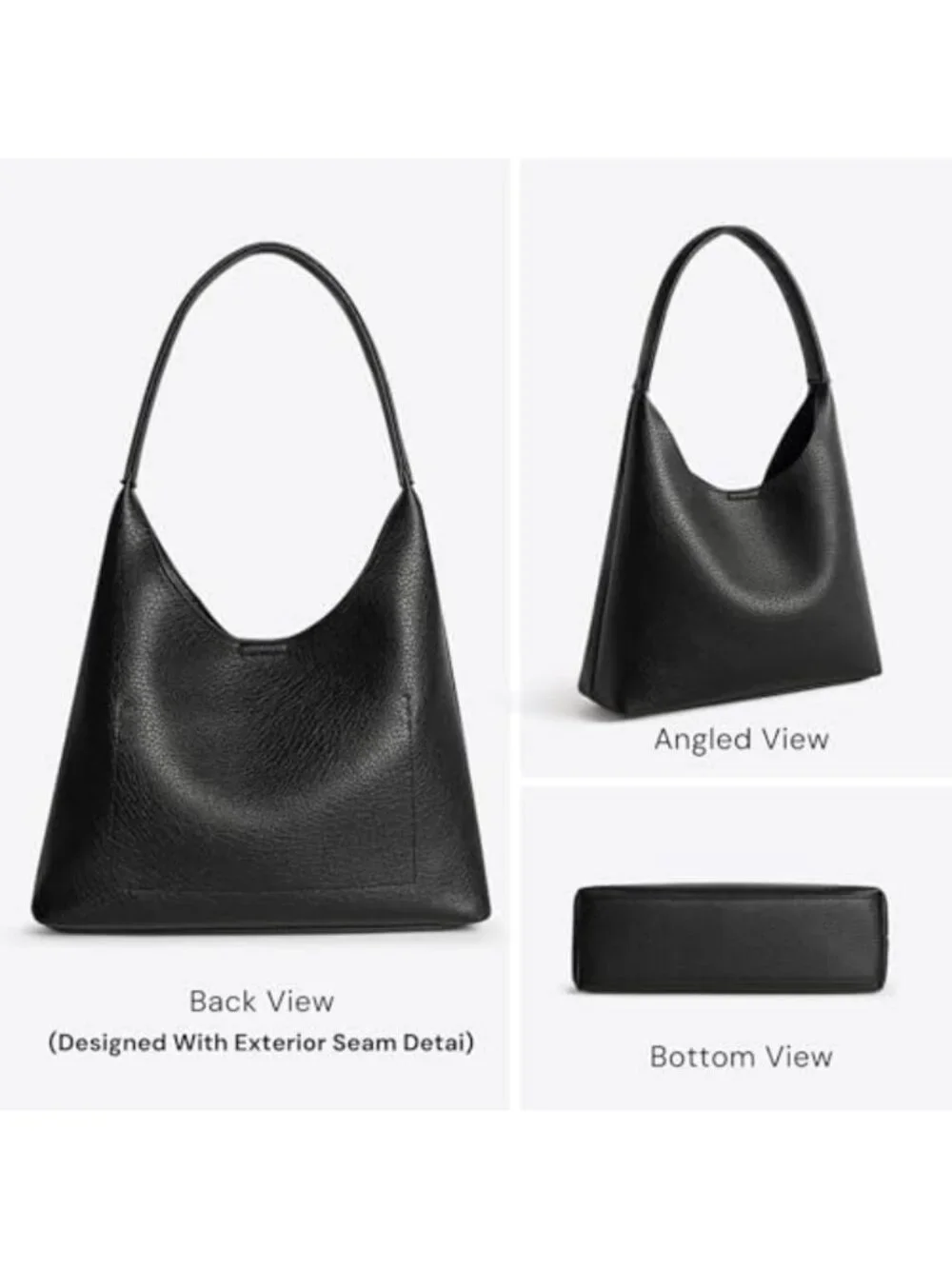 Trendy Slouchy Hobo Bag for Women | Small Everyday Purse | Chic Shoulder Bag